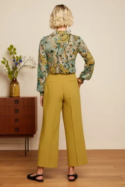 King Louie Broeken|Frederica Pants Simonet Sulphur Yellow
