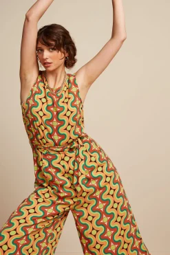King Louie Jumpsuits|Frida Jumpsuit Kizko Black