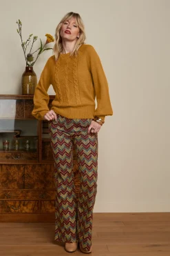 King Louie Broeken|Gael Pants Farley Cabernet Red
