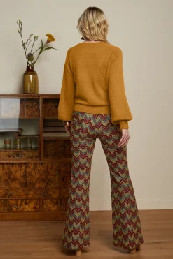King Louie Broeken|Gael Pants Farley Cabernet Red