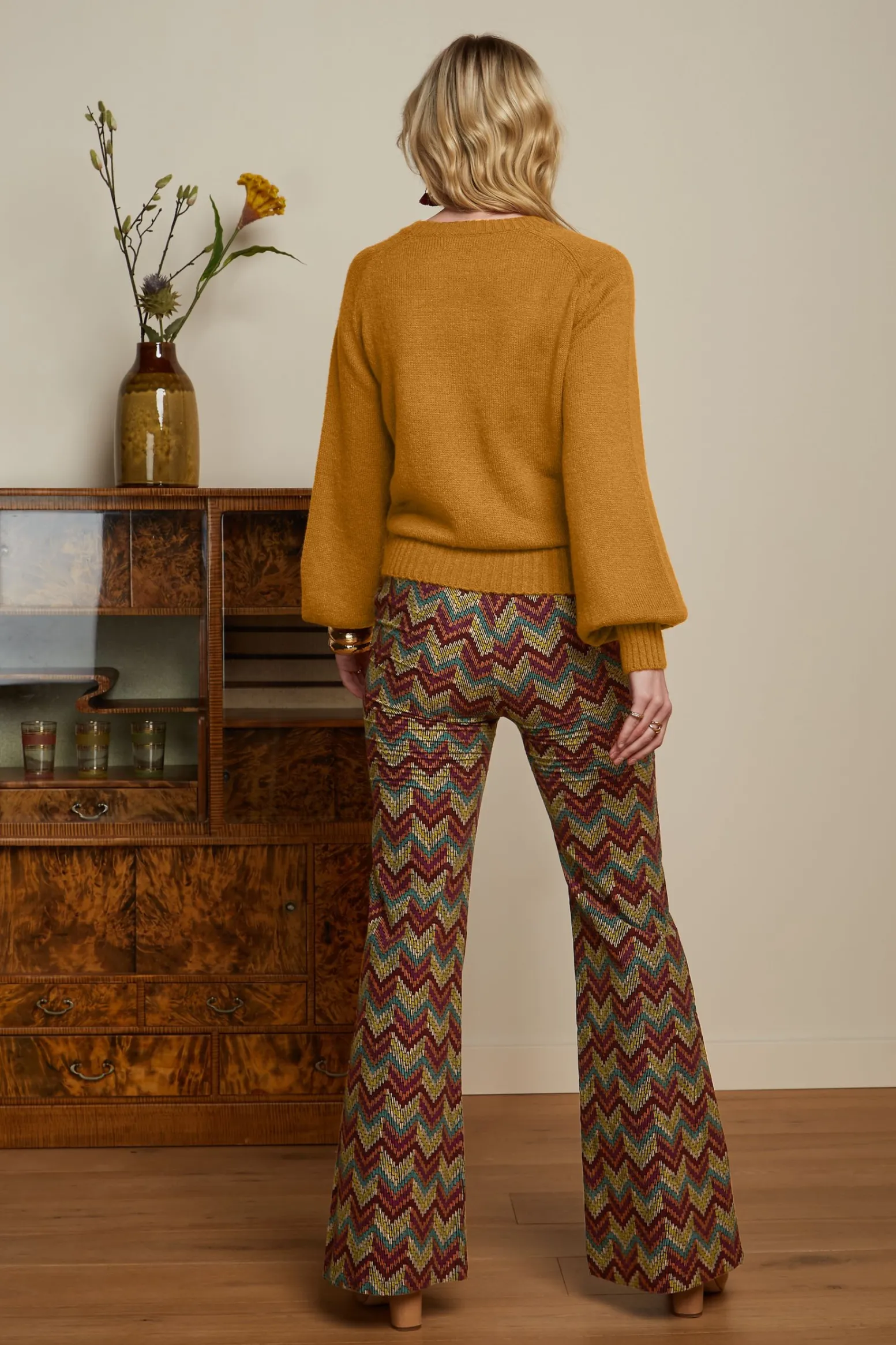 King Louie Broeken|Gael Pants Farley Cabernet Red