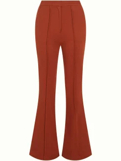 King Louie Broeken|Gael Pintuck Pants Aurora Cognac Orange