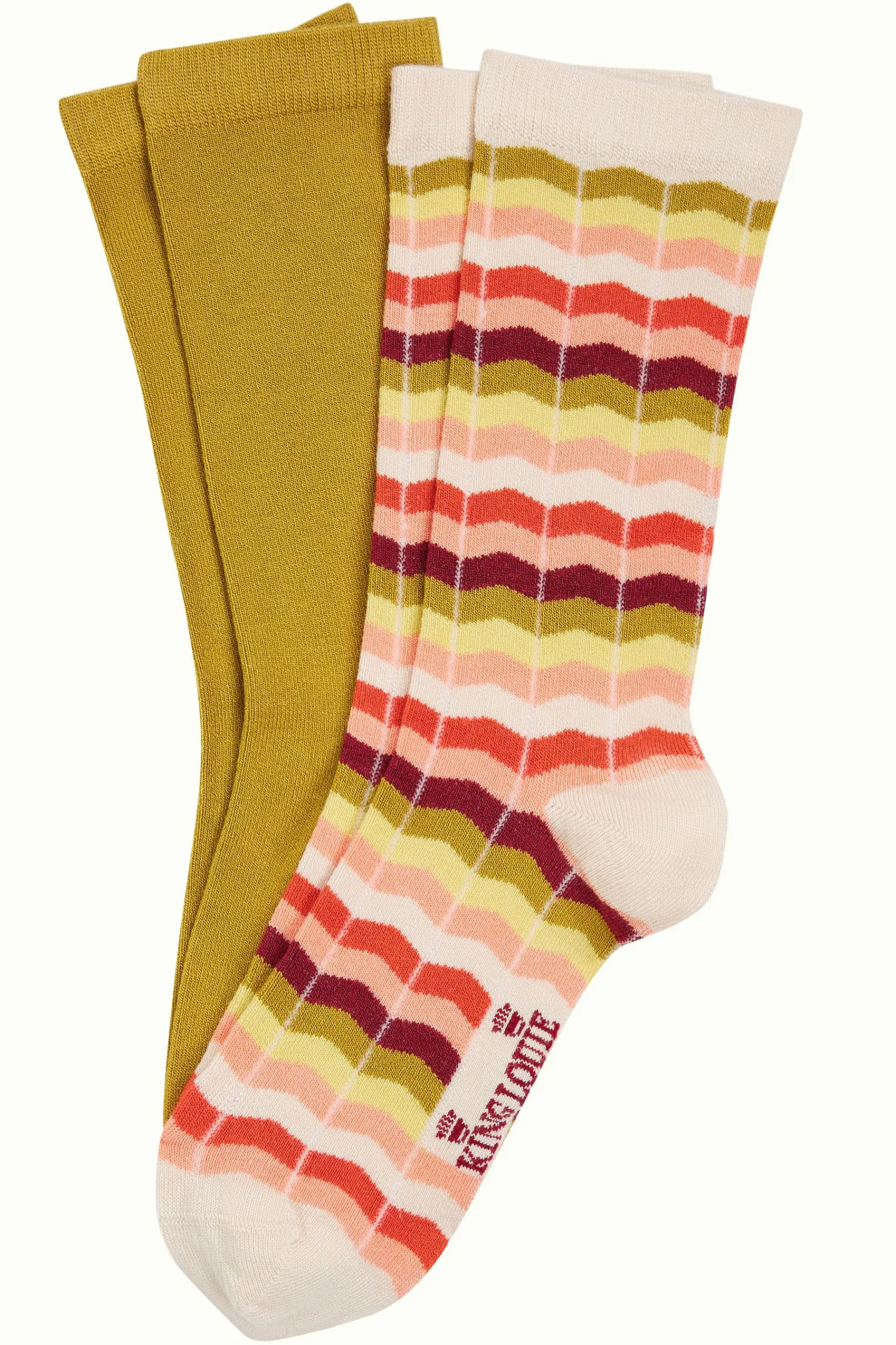 King Louie Accessoires|Gift Box Socks Jackie Curry Yellow