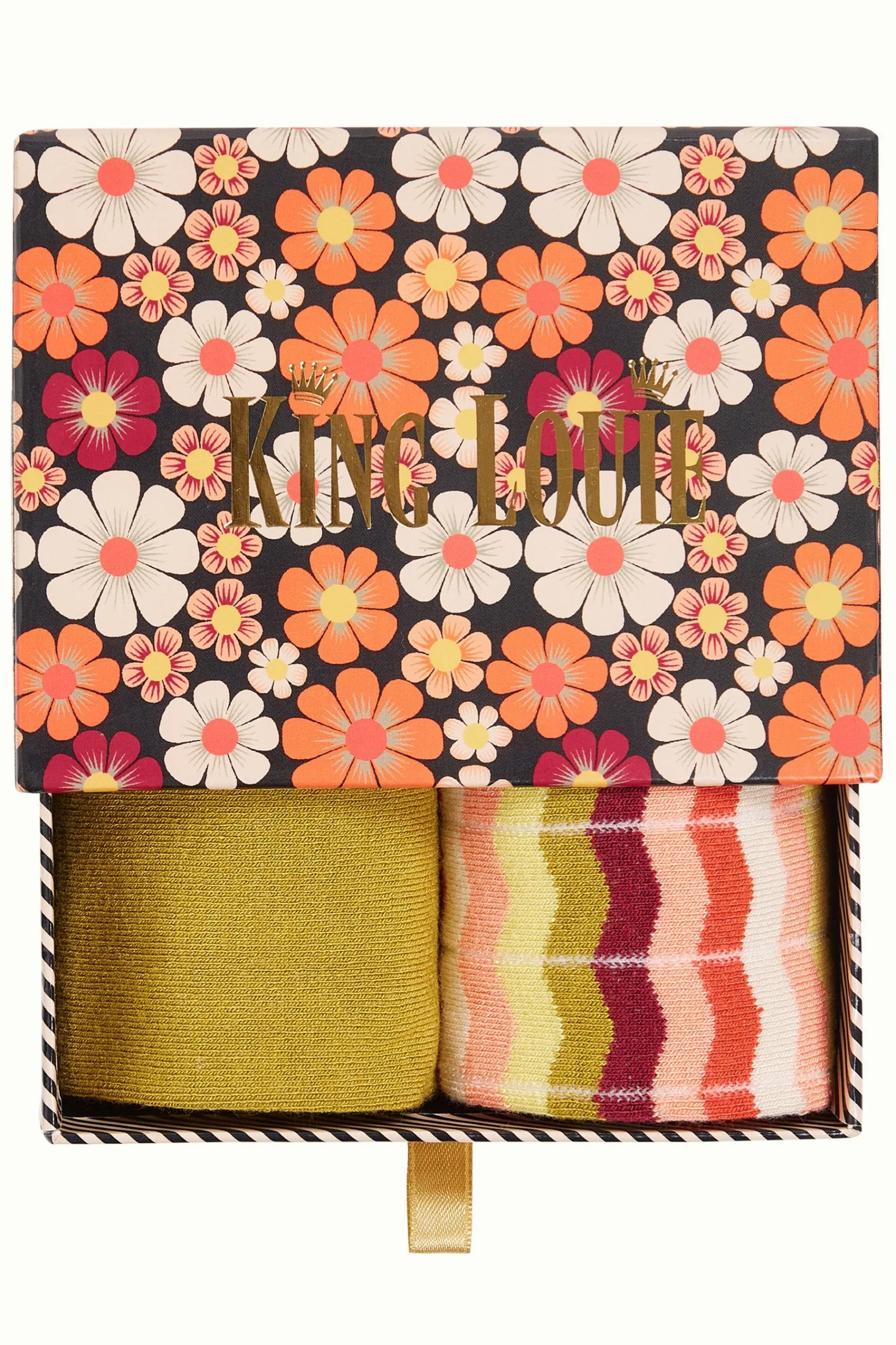King Louie Accessoires|Gift Box Socks Jackie Curry Yellow