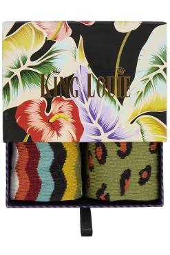King Louie Accessoires|Gift Box Socks Marmora Black