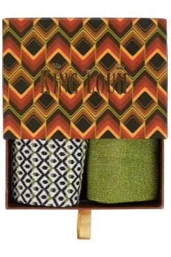 King Louie Accessoires|Gift Box Socks Quentin Posey Green