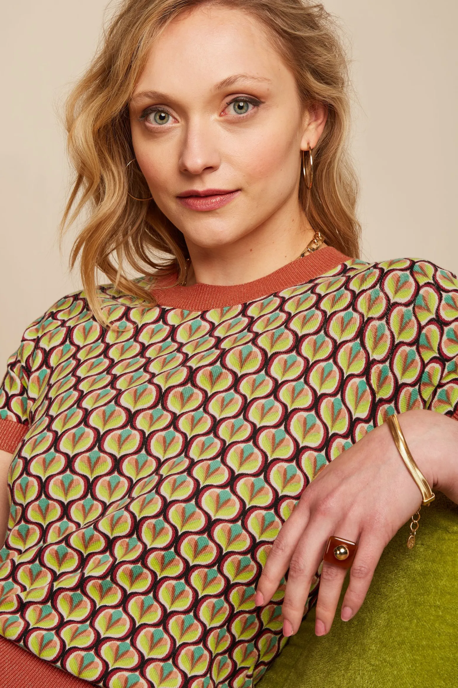 King Louie Tops & Shirts|Gigi Top Indy Delphinium Green
