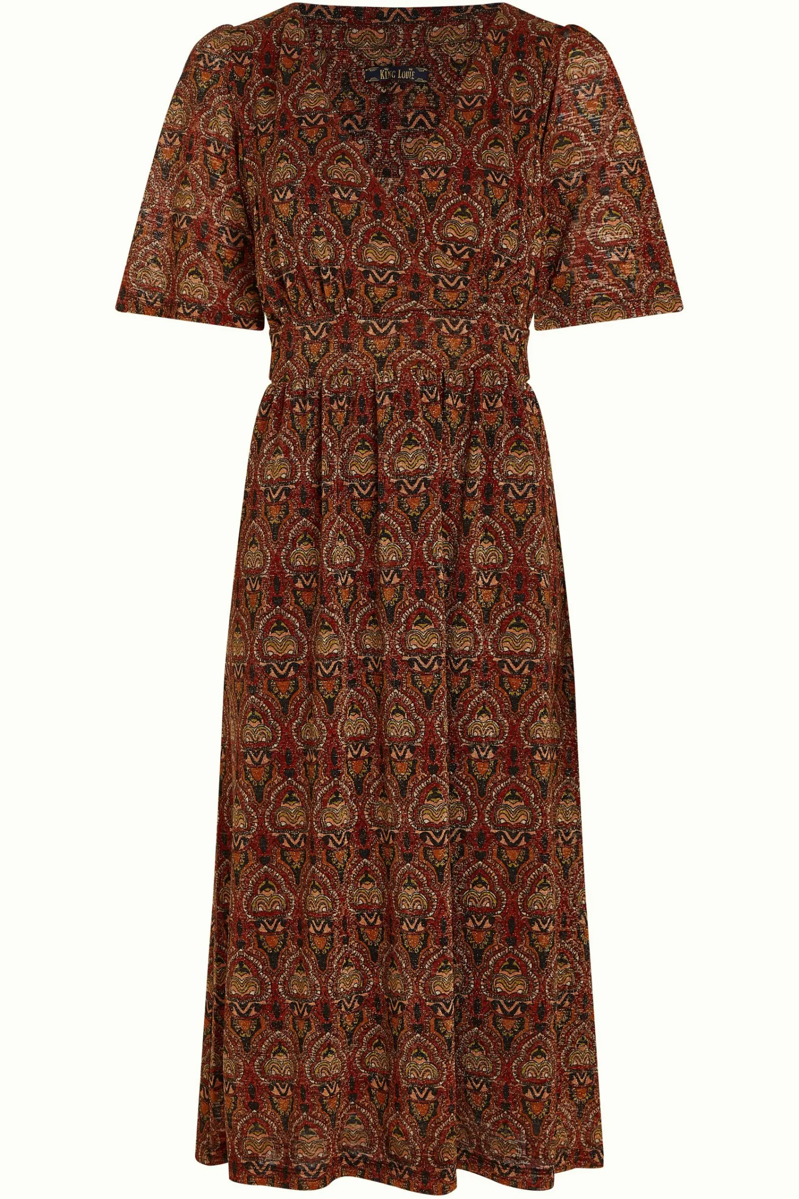 King Louie Jurken|Giorgia Dress Mystic Spicy Brown