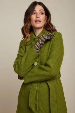 King Louie Accessoires|Glove Long Mull Posey Green