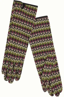King Louie Accessoires|Glove Long Mull Posey Green