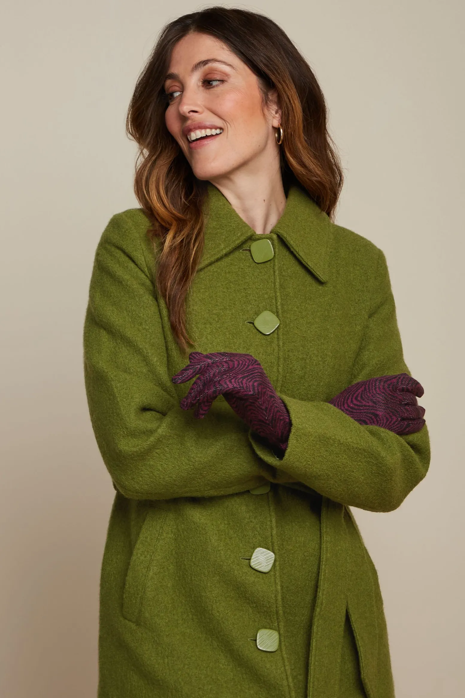 King Louie Accessoires|Glove Long Tempest Caspia Purple