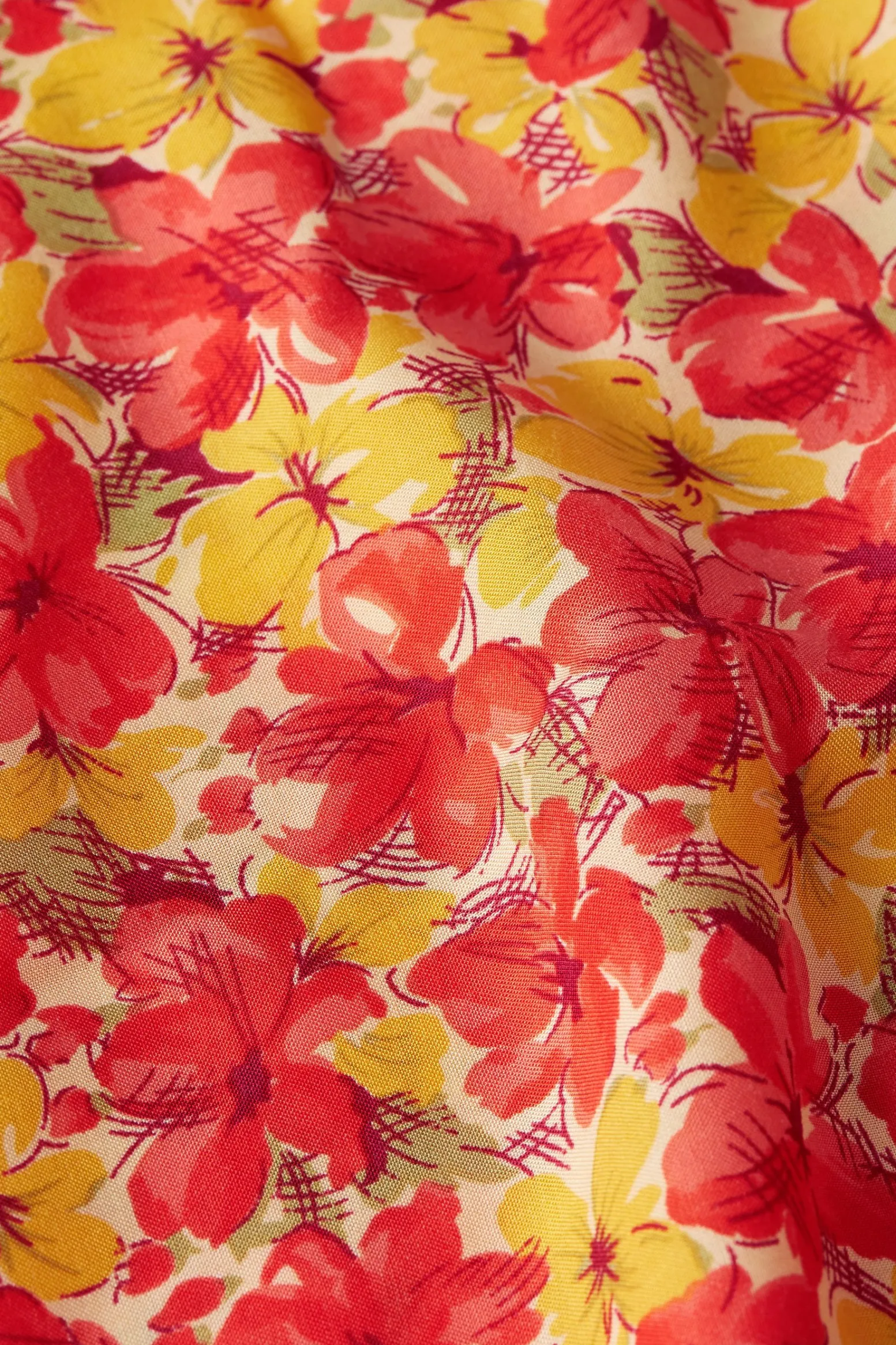 King Louie Jurken|Hazel Dress Doree Fiesta Red