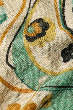 King Louie Jurken|Hazel Dress Frenzy Dusty Turquoise
