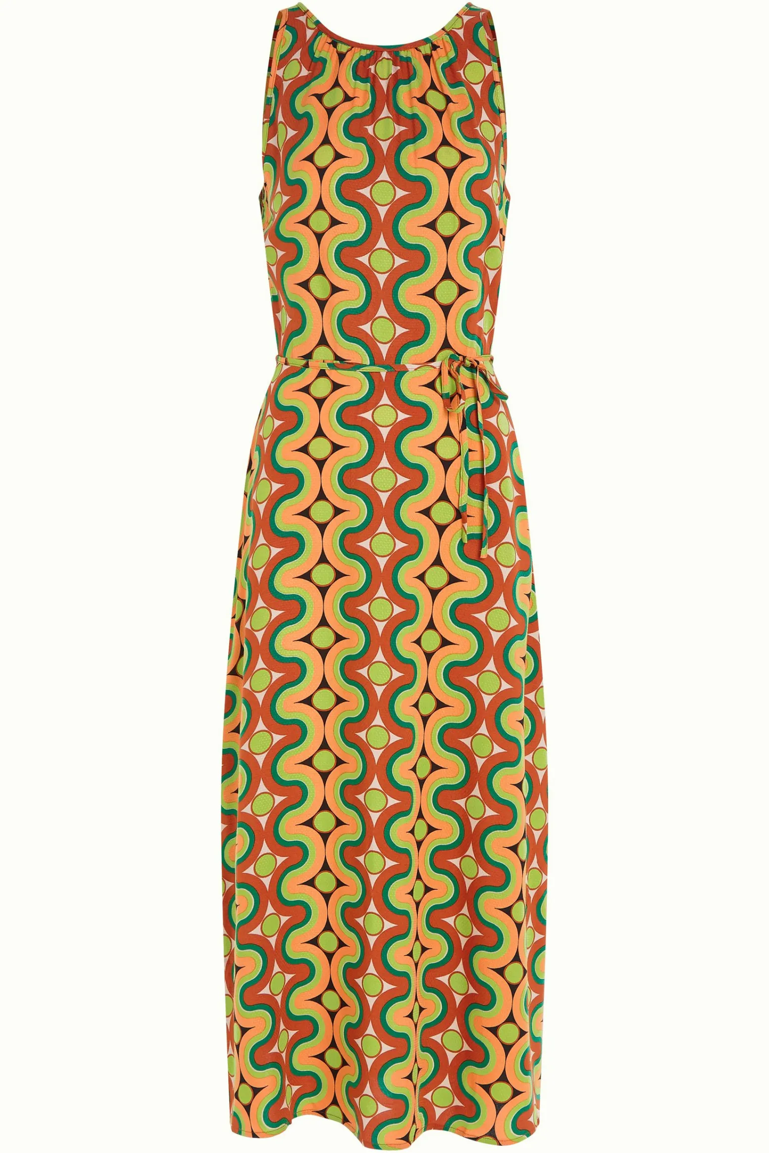 King Louie Jurken|Hazel Midi Dress Kizko Black