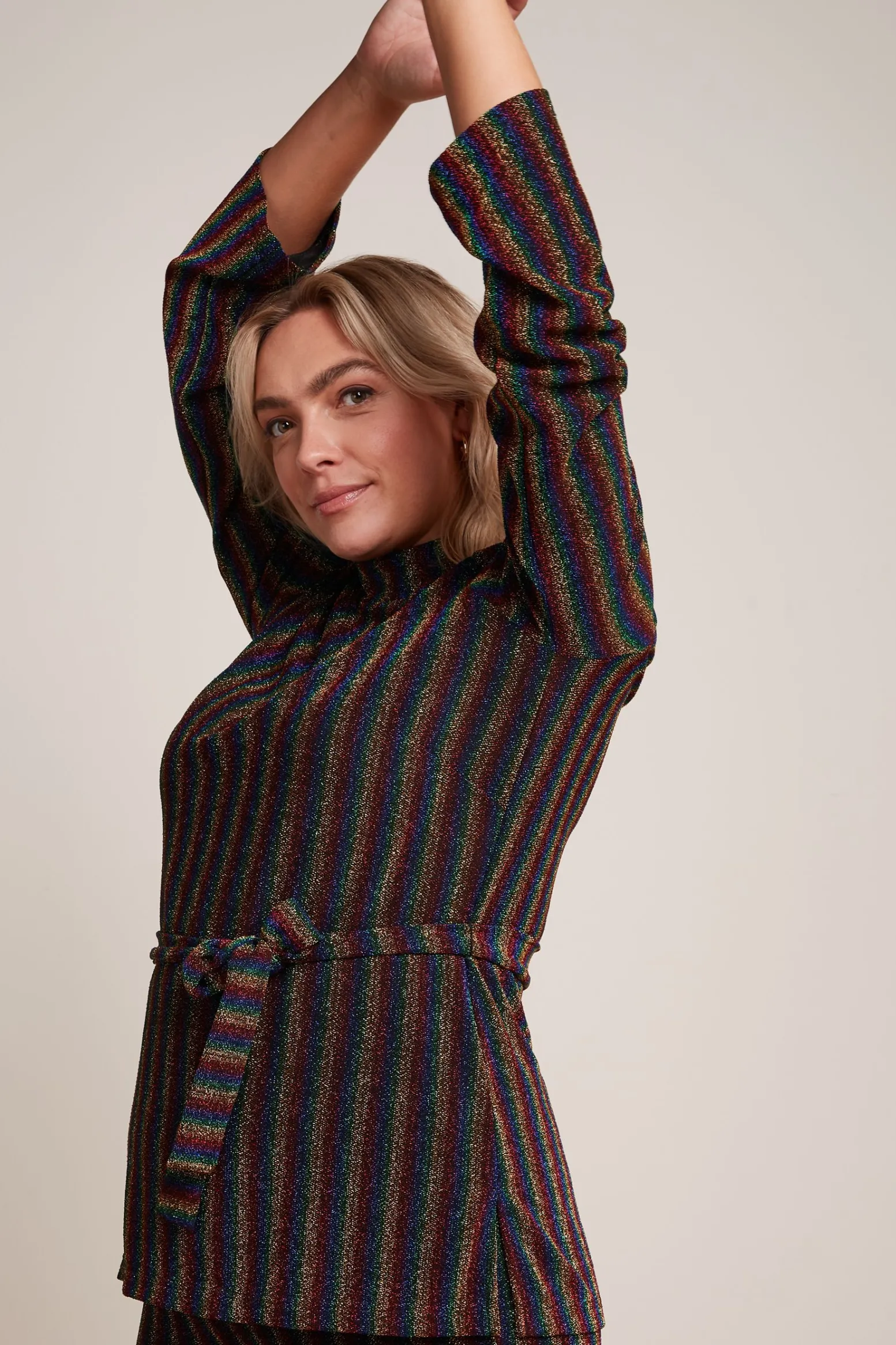 King Louie Tops & Shirts|Heloisa Tunic Top Alma Lurex Multi Color