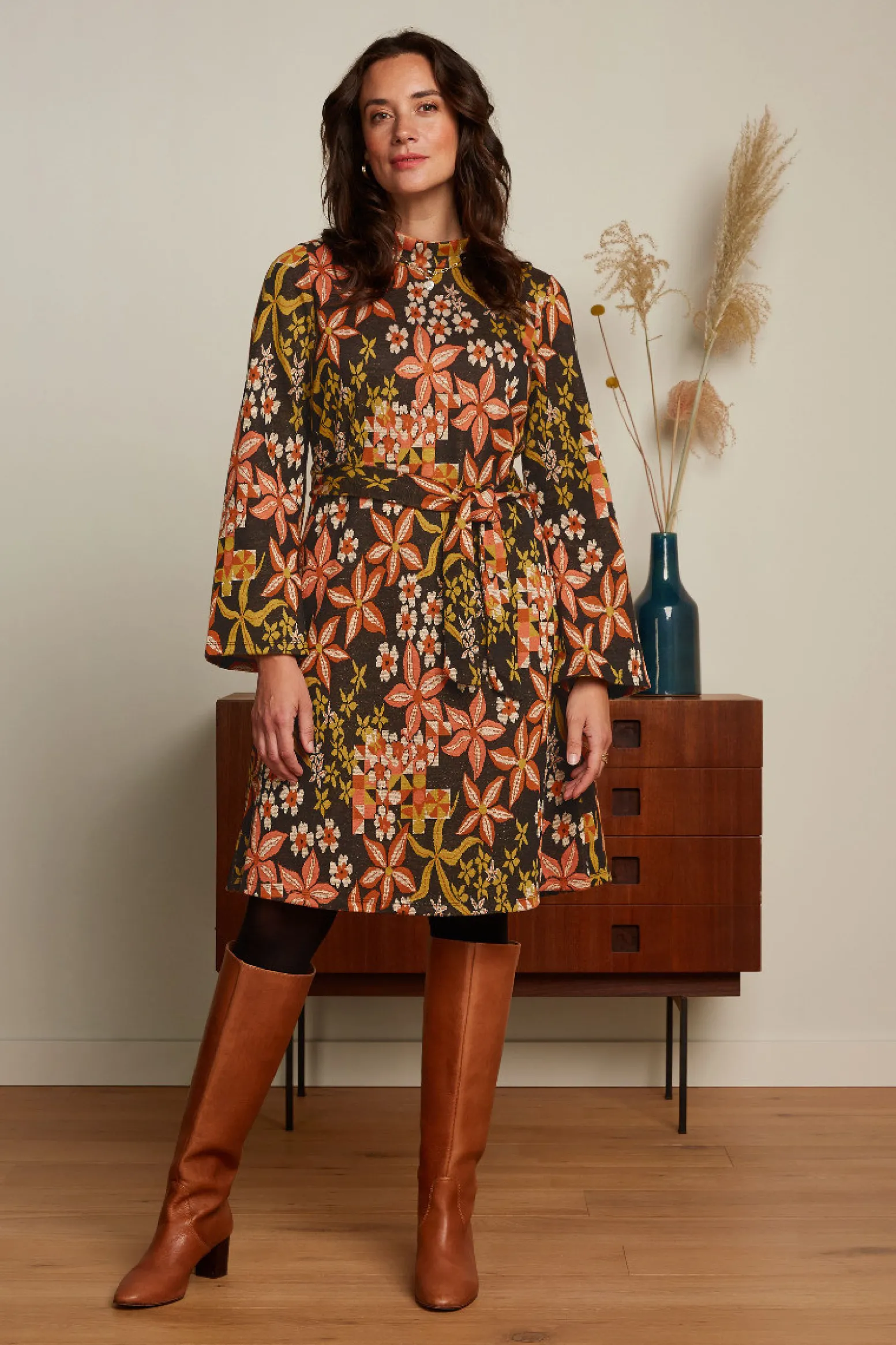 King Louie Jurken|Heloise Tunic Dress Morgane Black