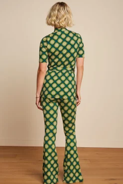 King Louie Tops & Shirts|Heloise Tunic Top Kirby Para Green