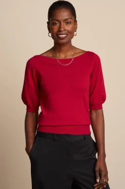 King Louie Tops & Shirts|Ivy Top Cocoon Icon Red
