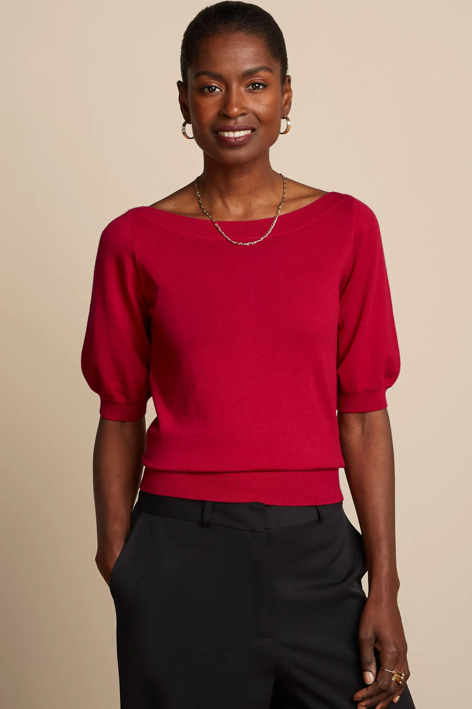 King Louie Tops & Shirts|Ivy Top Cocoon Icon Red