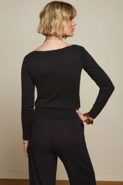 King Louie Tops & Shirts|Ivy Top Lapis Stripe Black