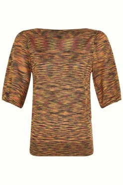 King Louie Tops & Shirts|Ivy Top Wide Sleeve Bobbie Gold