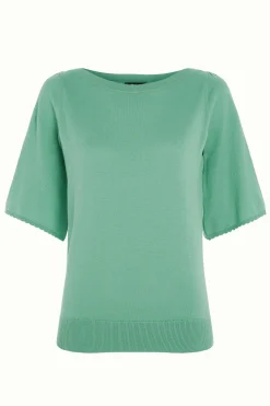 King Louie Tops & Shirts|Ivy Top Wide Sleeve Club Spar Green