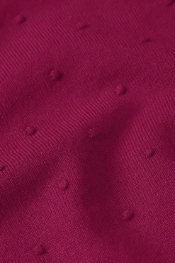 King Louie Tops & Shirts|Jada Ruffle Top Droplet Beaujolais Red