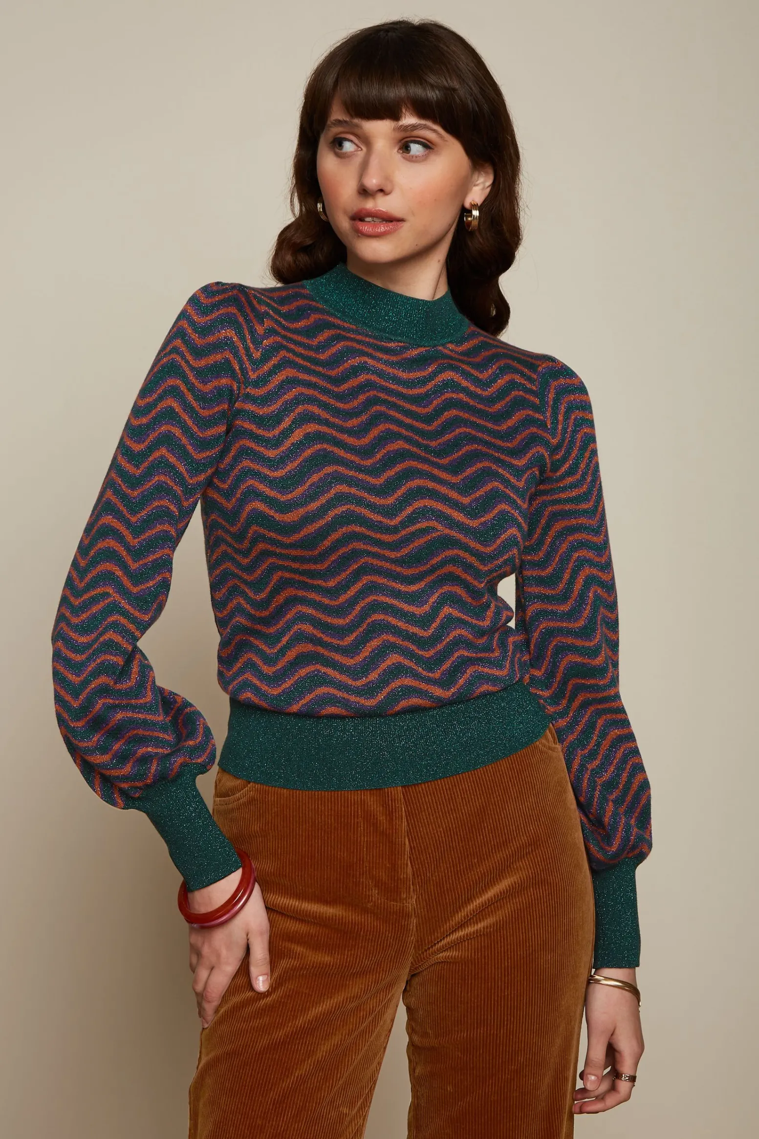 King Louie Truien|Jada Sweater Lava Pine Green