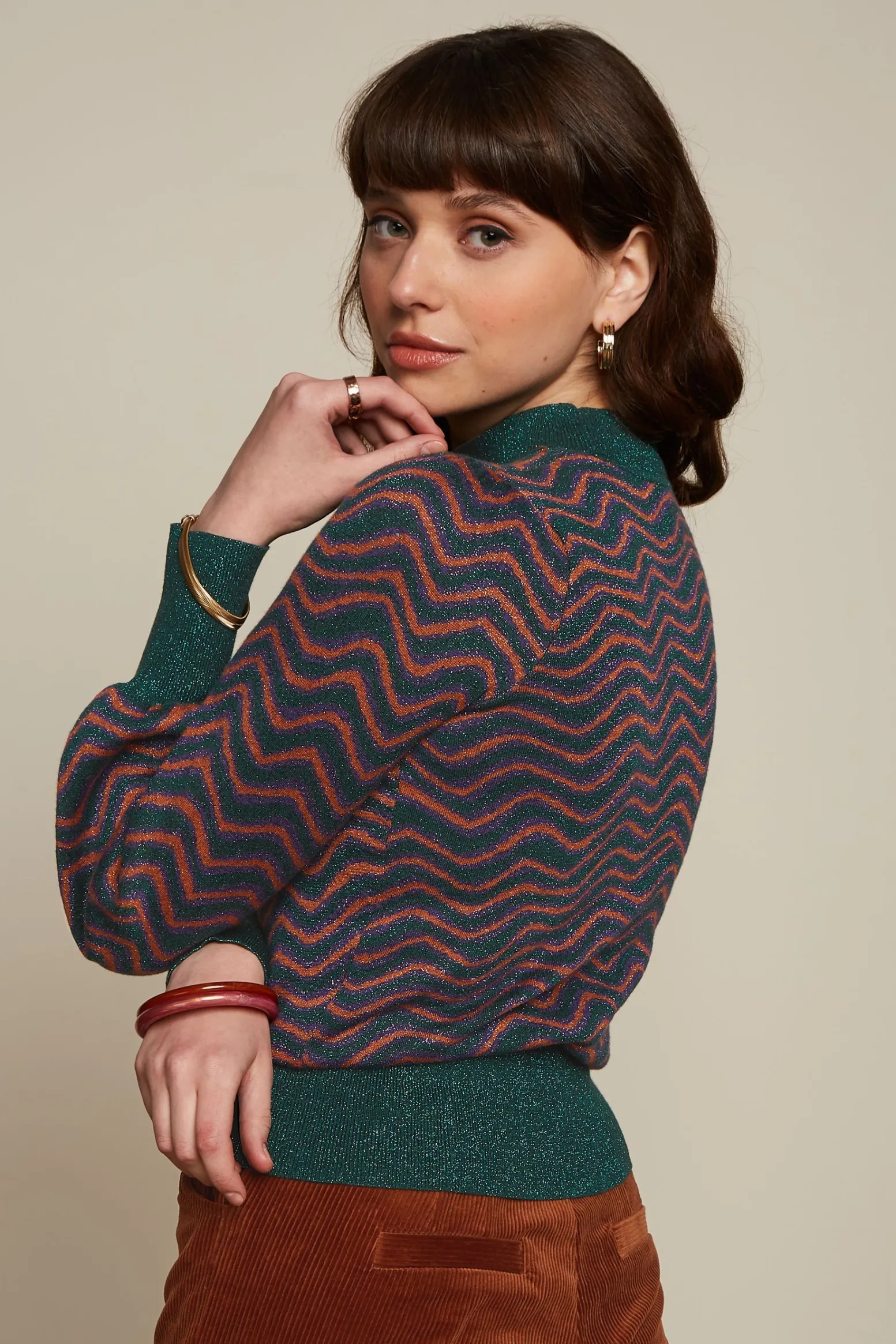 King Louie Truien|Jada Sweater Lava Pine Green