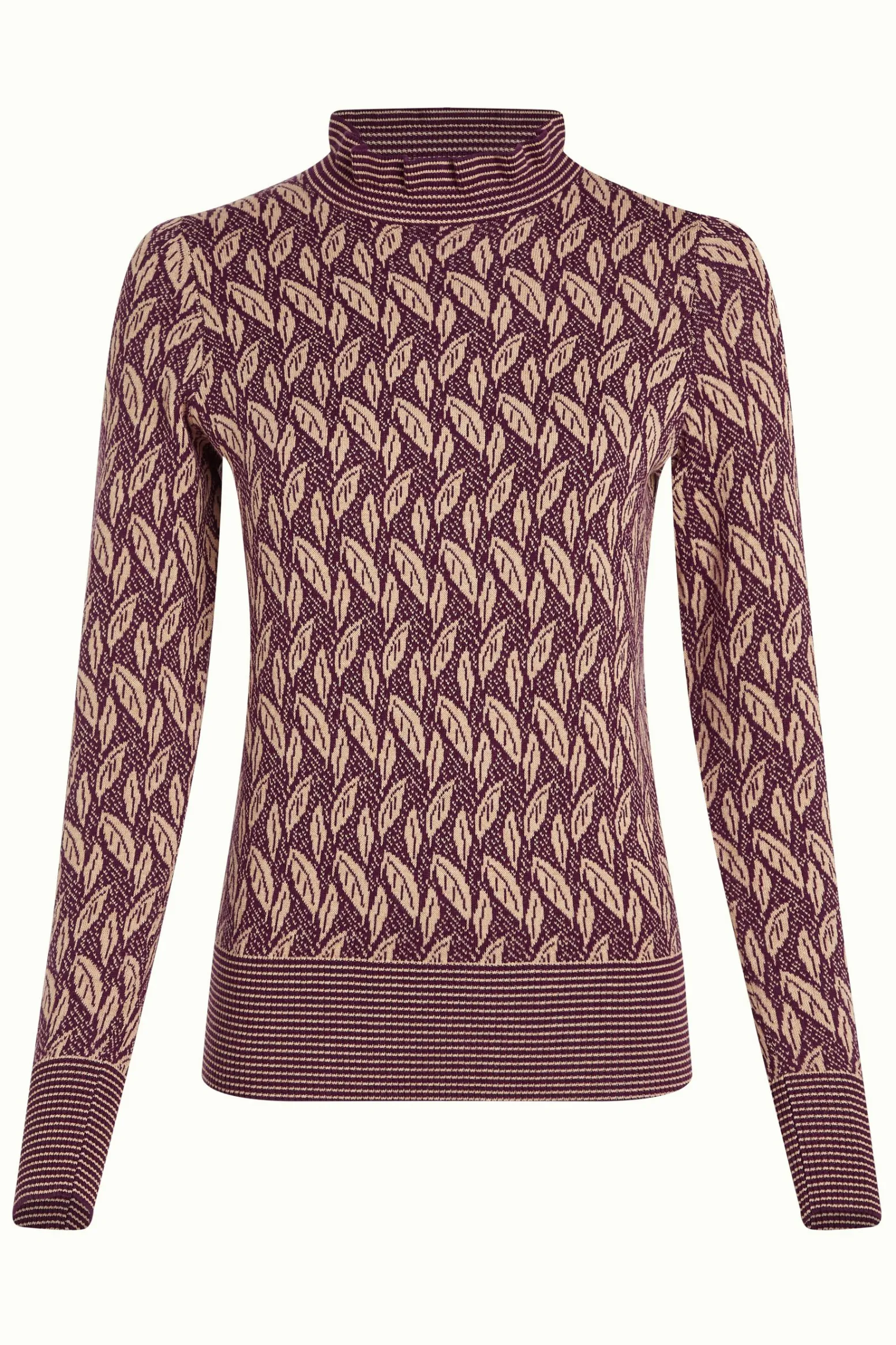 King Louie Tops & Shirts|Jada Sweater Sunmoon Grape Red