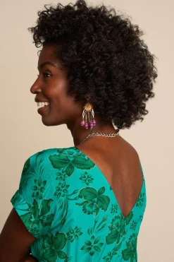 King Louie Jumpsuits|Jane Jumpsuit Coralie Aqua Green