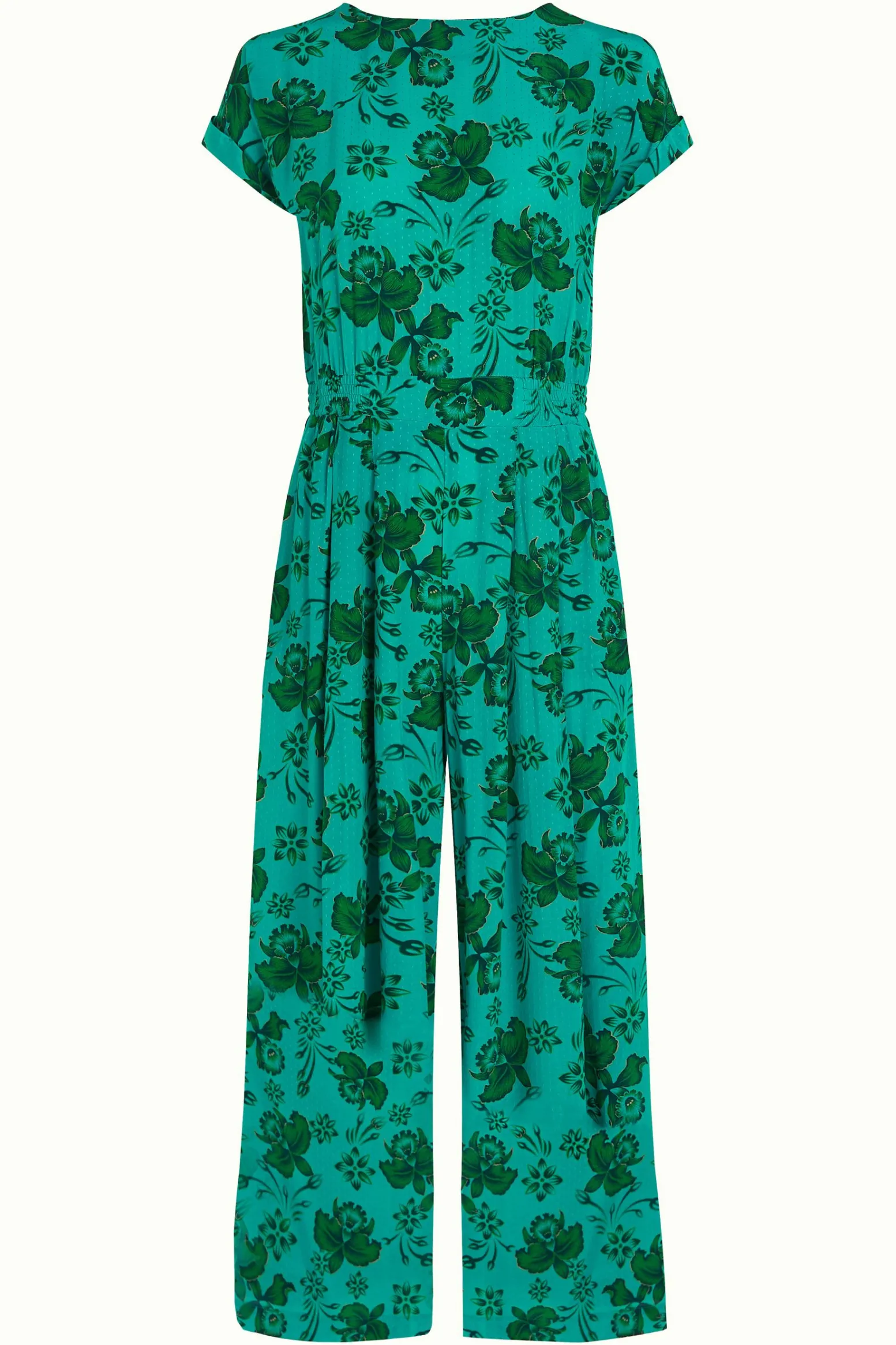 King Louie Jumpsuits|Jane Jumpsuit Coralie Aqua Green