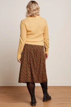 King Louie Tops & Shirts|Jeannie Yoke Sweater Farfalle Pebble