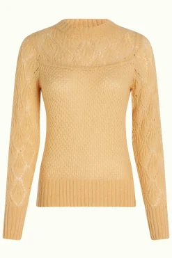 King Louie Tops & Shirts|Jeannie Yoke Sweater Farfalle Pebble
