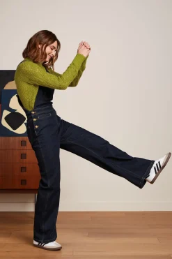 King Louie Tops & Shirts|Jeannie Yoke Sweater Farfalle Guacemole