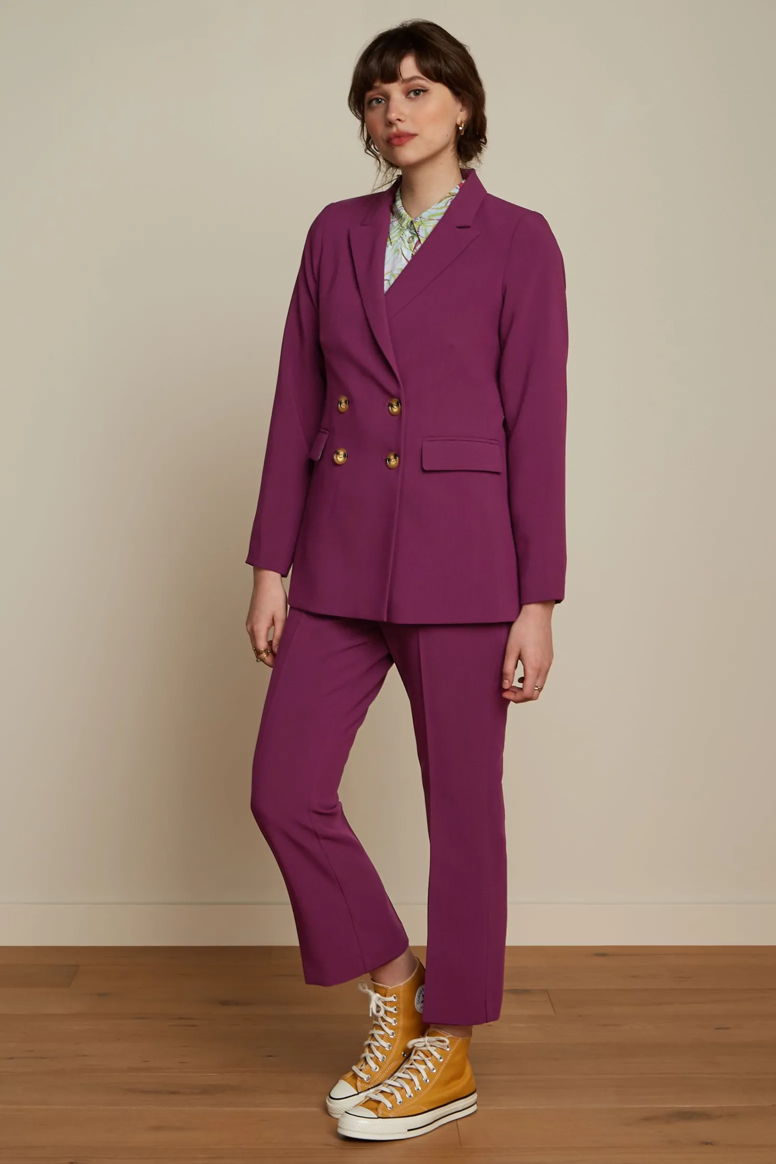 King Louie Broeken|Jenny Pants Simonet Caspia Purple
