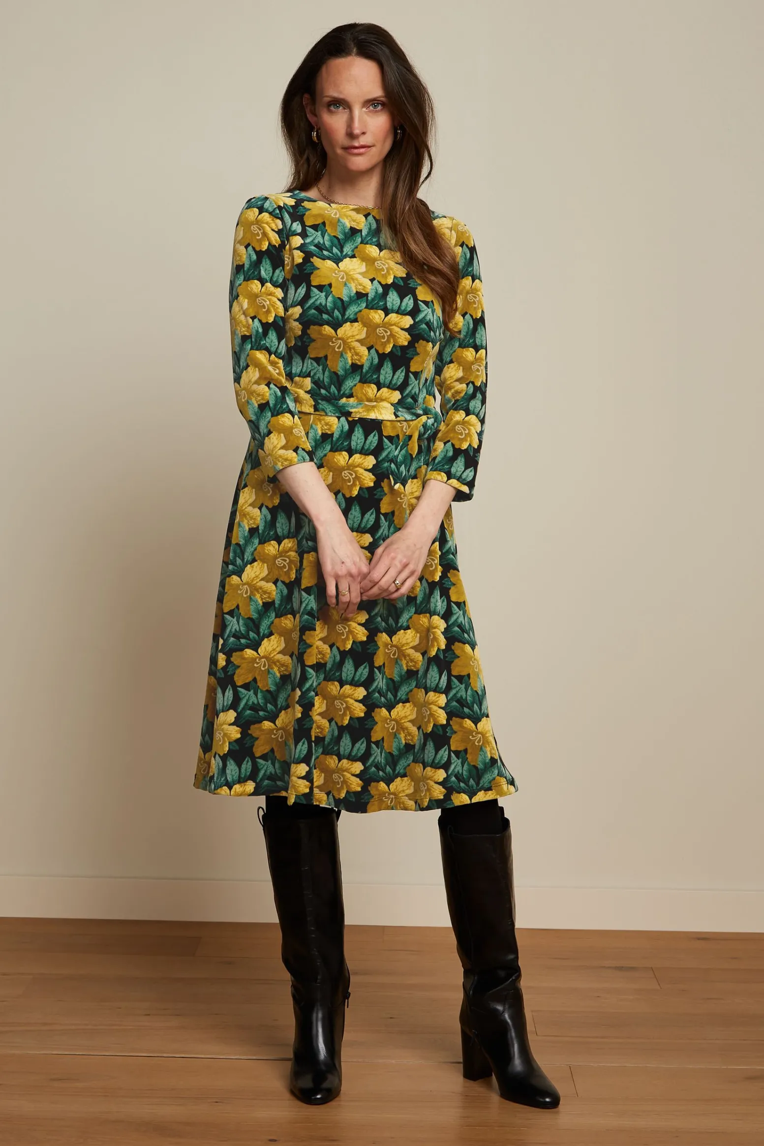 King Louie Jurken|Joyce Dress Aurelia Black