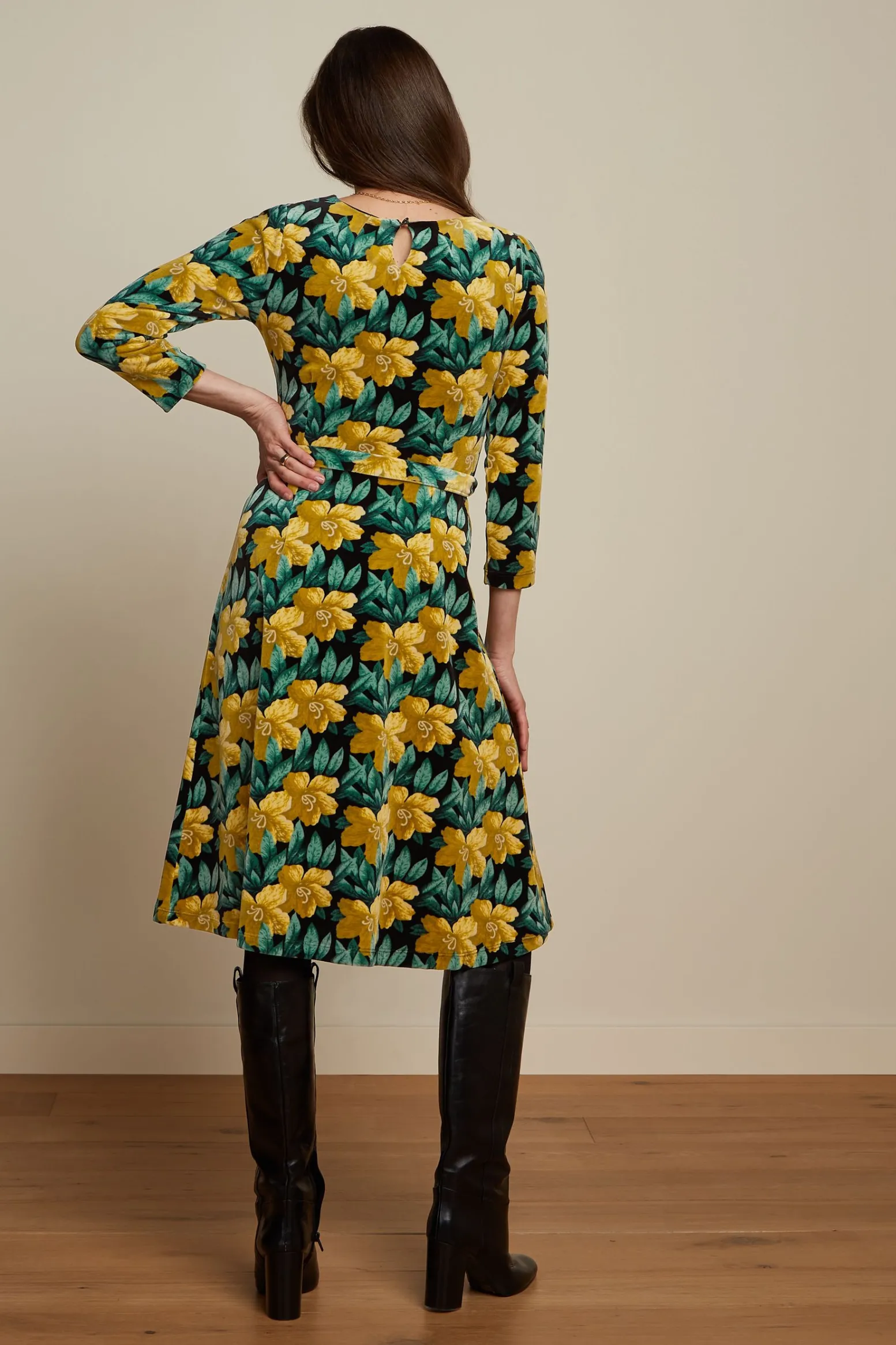 King Louie Jurken|Joyce Dress Aurelia Black