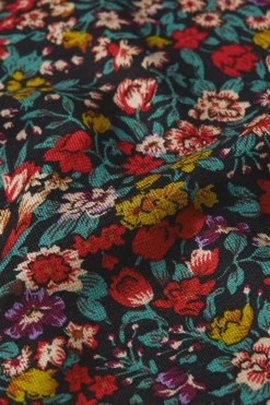 King Louie Rokken|Juno Midi Skirt Meadow Black