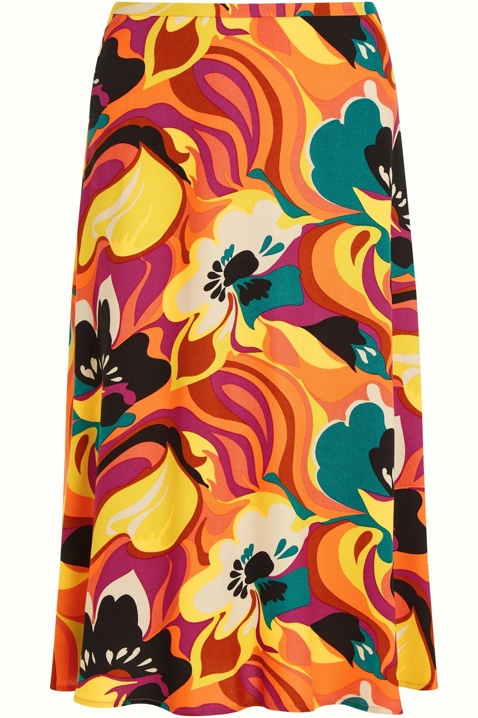 King Louie Rokken|Juno Skirt Aurelio Shell Orange