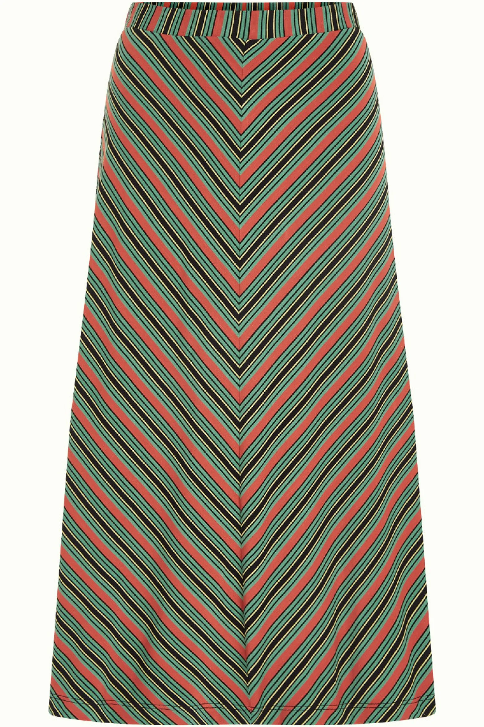 King Louie Rokken|Juno Skirt Castillo Stripe Black