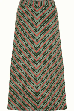 King Louie Rokken|Juno Skirt Castillo Stripe Black