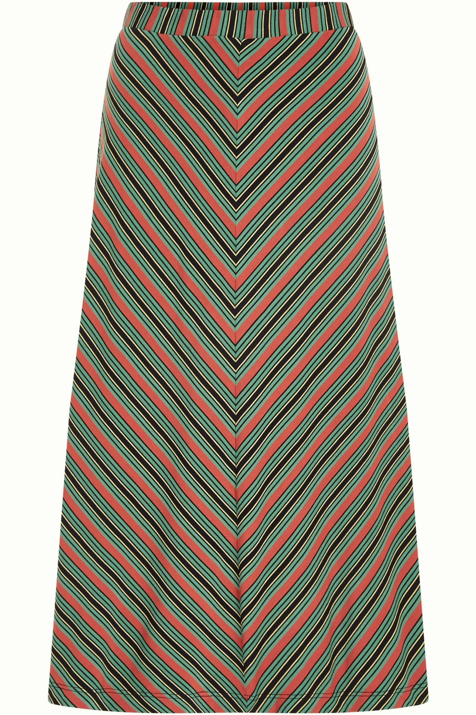 King Louie Rokken|Juno Skirt Castillo Stripe Black