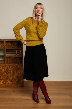 King Louie Rokken|Juno Skirt Gamine Black