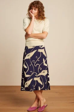 King Louie Rokken|Juno Skirt Pixy Evening Blue