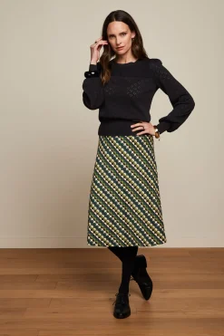 King Louie Rokken|Juno Skirt Quincy Pine Green