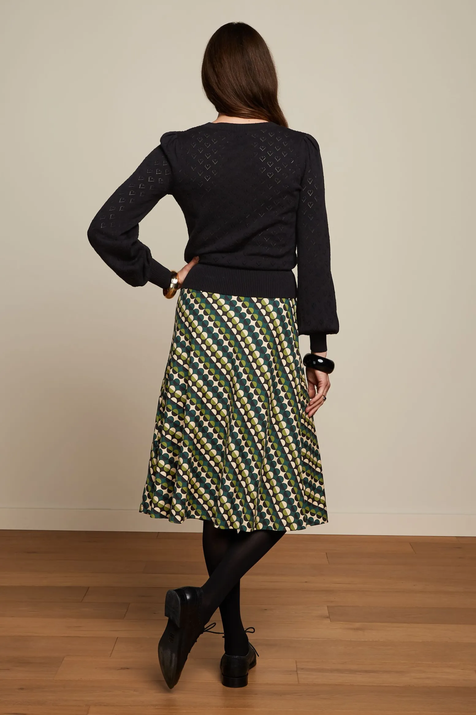 King Louie Rokken|Juno Skirt Quincy Pine Green