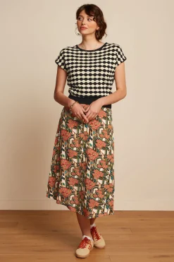 King Louie Rokken|Juno Skirt Ryder Langoustino Orange