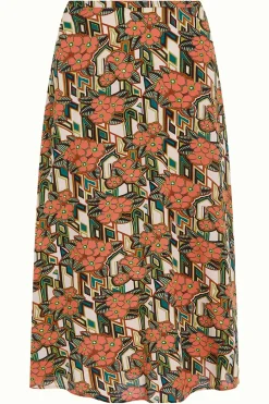 King Louie Rokken|Juno Skirt Ryder Langoustino Orange
