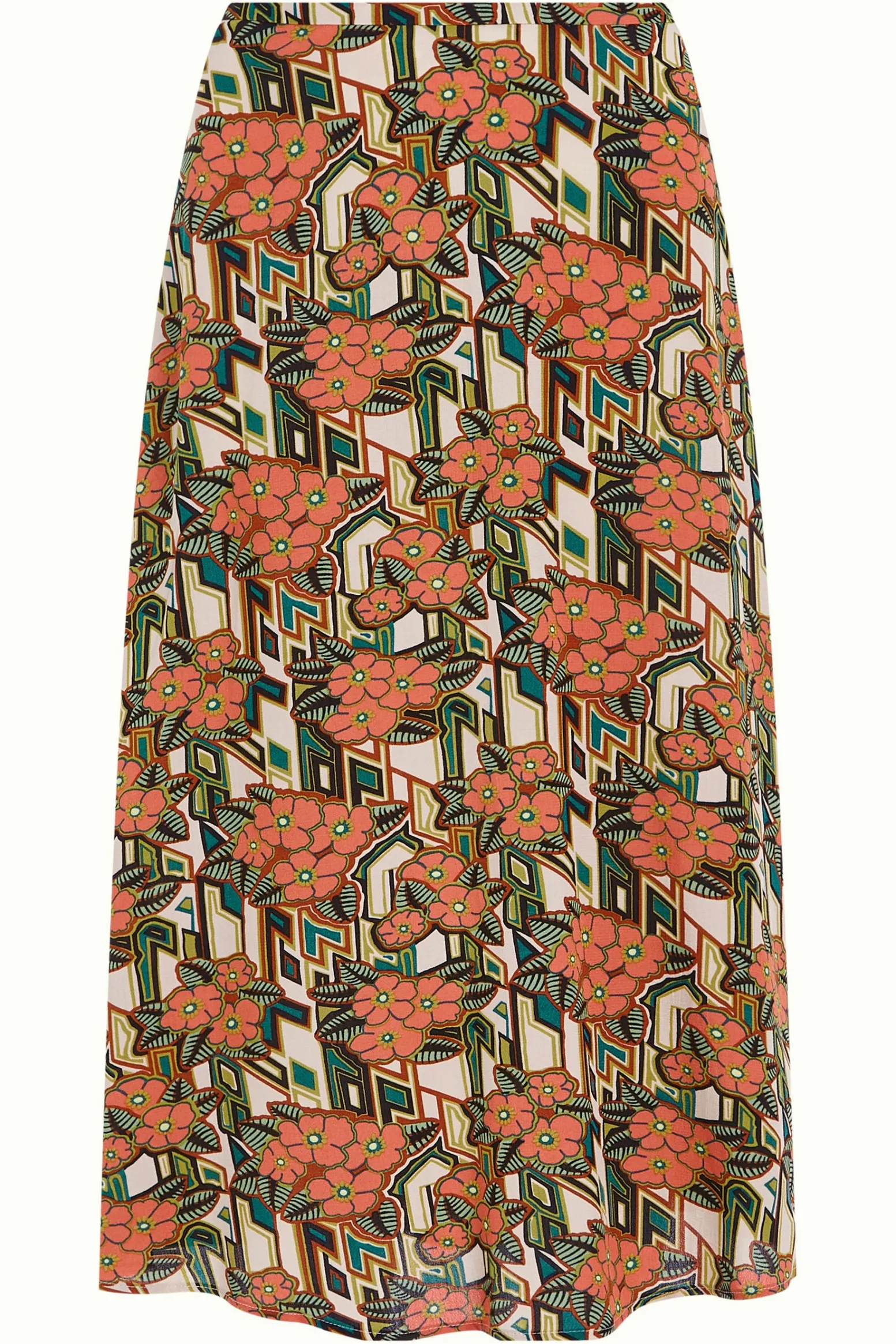 King Louie Rokken|Juno Skirt Ryder Langoustino Orange